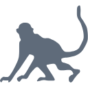 24 Monkey Silhuette