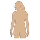 Free Scientific Illustration Human Female Outline Type 2