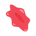 Hypertonic Red Blood Cell Line Art