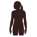 Free Scientific Illustration Human Female Outline Type 6
