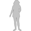 Free Scientific Illustration Humanfemale Outline
